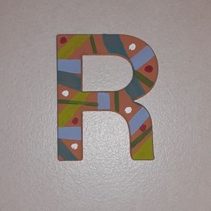 HANDPAINTED INITIAL LETTER R